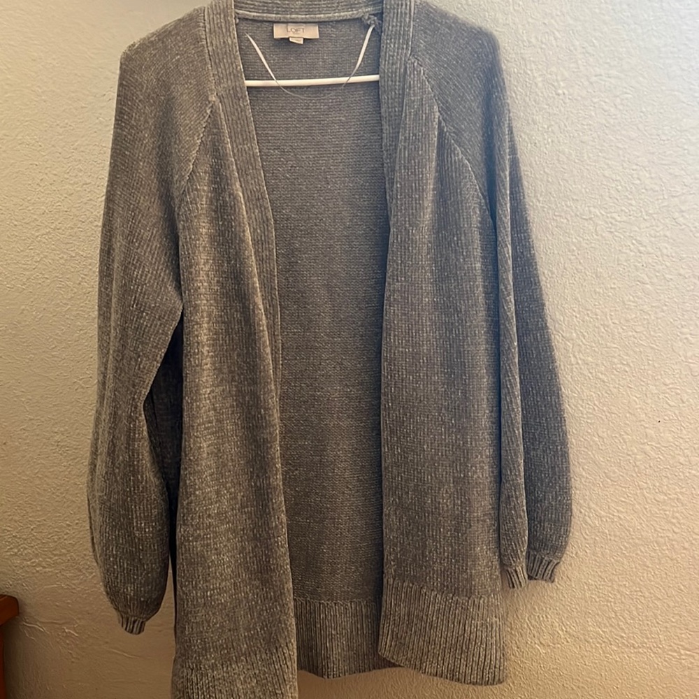 Loft. Size M. Teddy cardigan